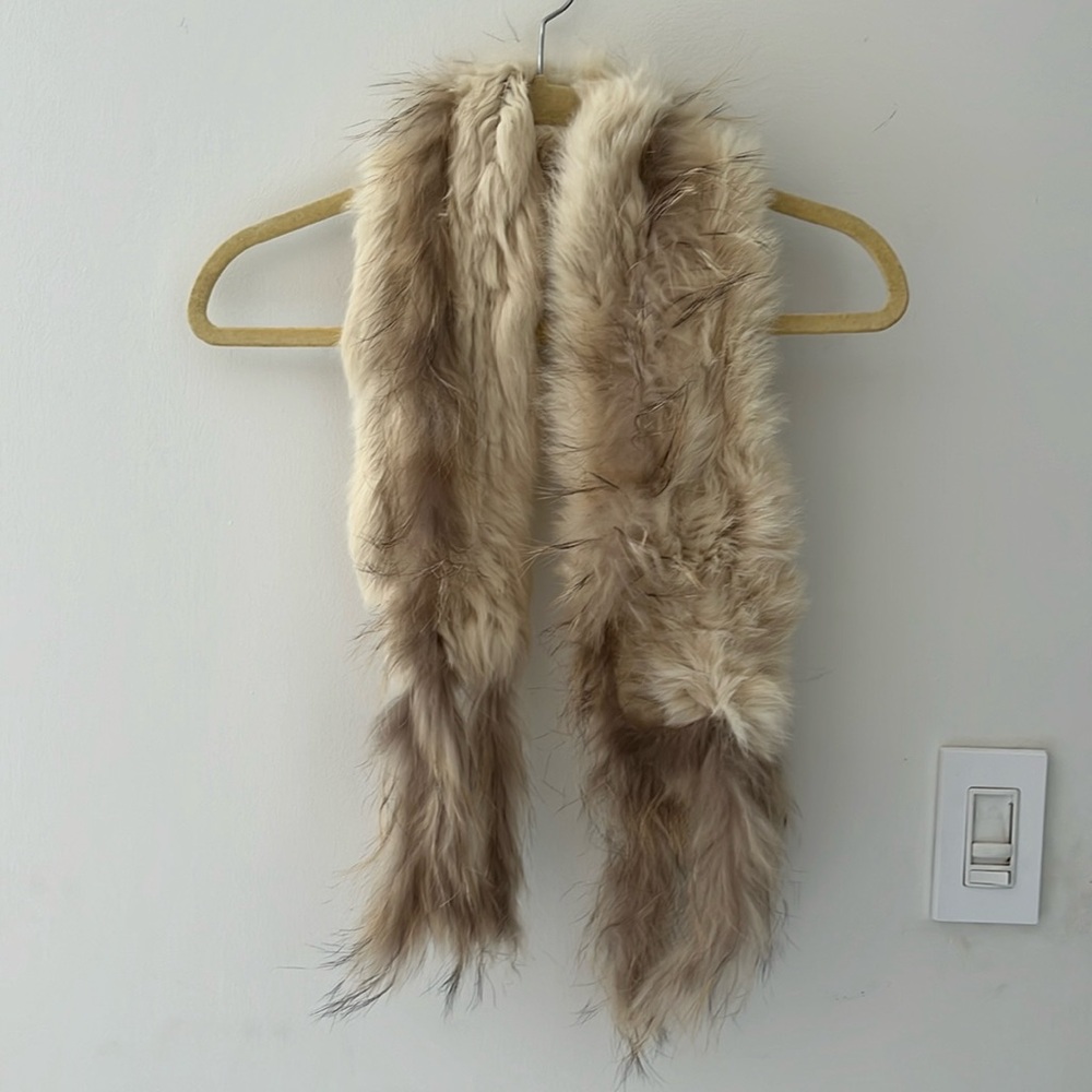 Vintage Rabbirt Fur Scarf